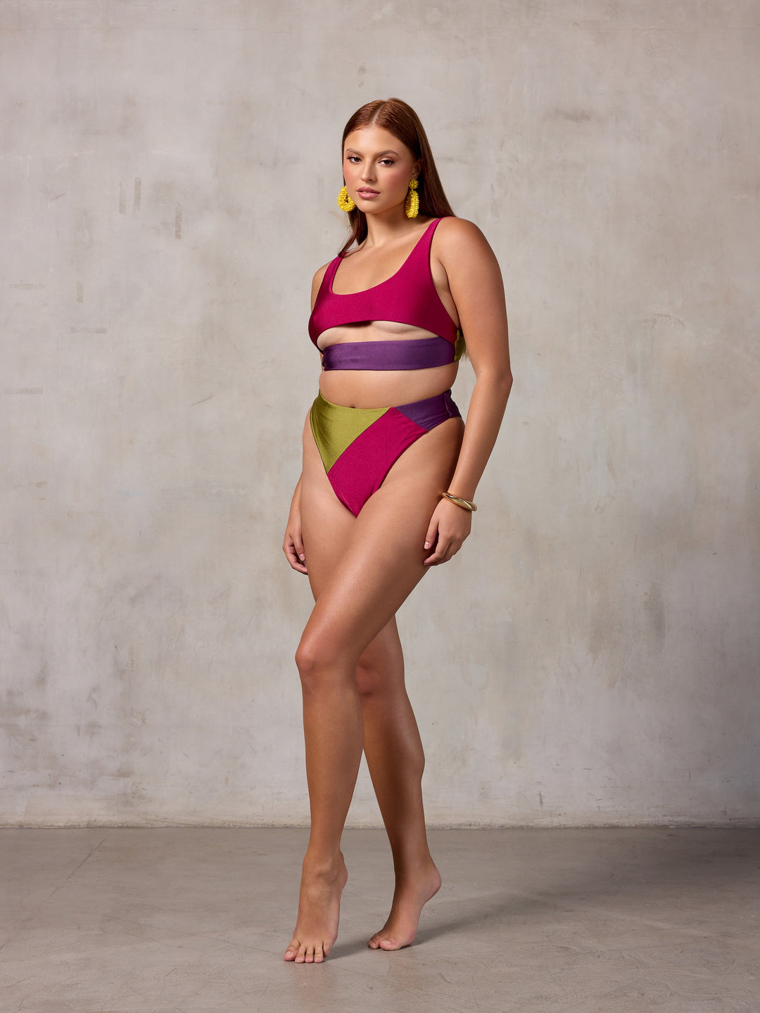 MBM Swim by Marcia B Maxwell Lucky top Passion bottom bikini #color_tropic-summer