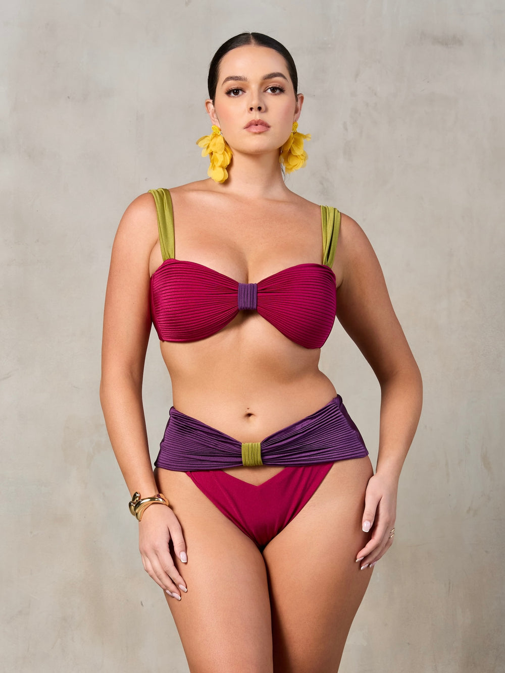 MBM Swim by Marcia B Maxwell Haven top eden bottom bikini #color_tropic-summer