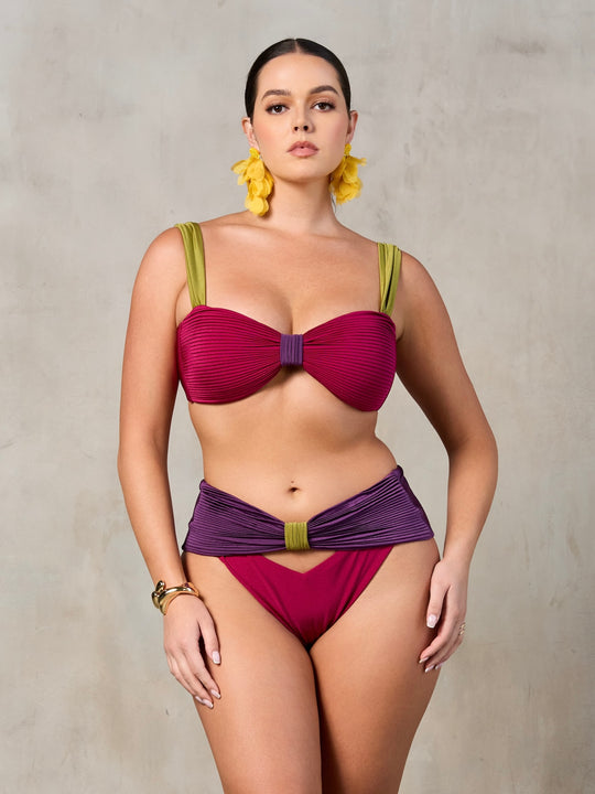 MBM Swim by Marcia B Maxwell Haven top eden bottom bikini #color_tropic-summer