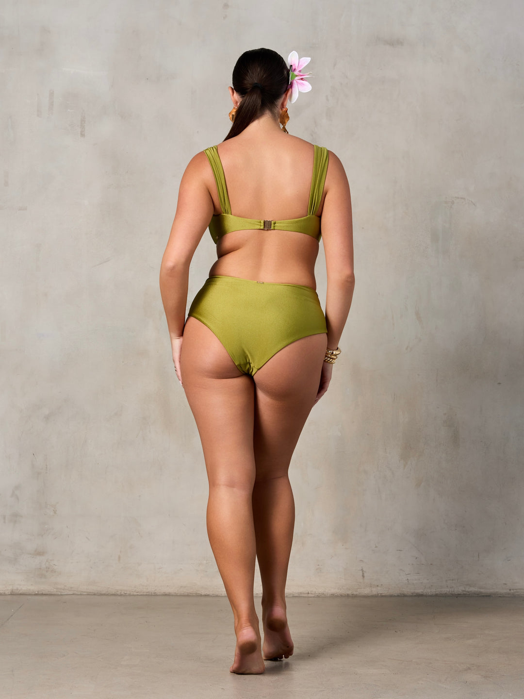 MBM Swim by Marcia B Maxwell Haven top eden bottom green bikini #color_olive