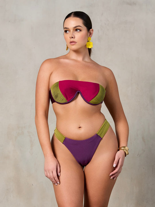 MBM Swim by Marcia B Maxwell Lagoon top vista bottom bikini #color_tropic-summer