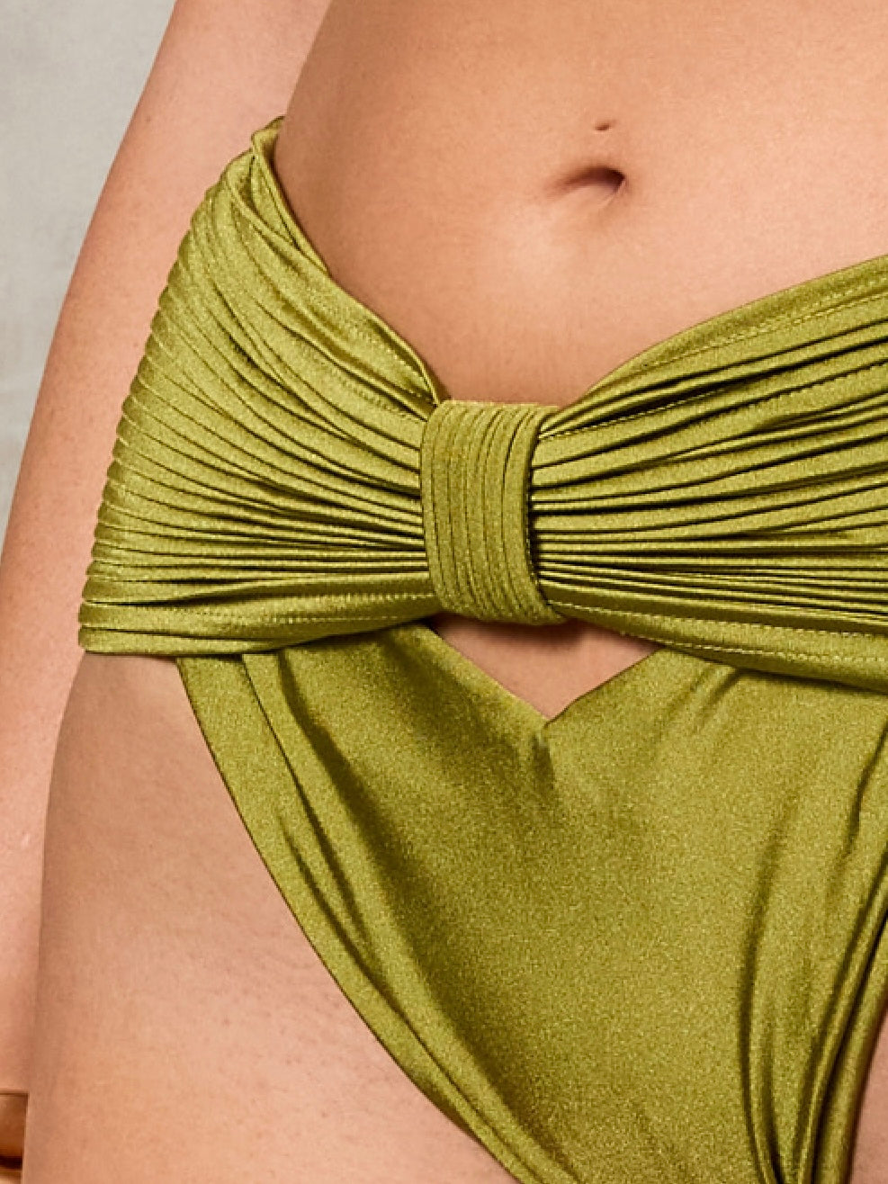 MBM Swim by Marcia B Maxwell eden bottom green bikini #color_olive
